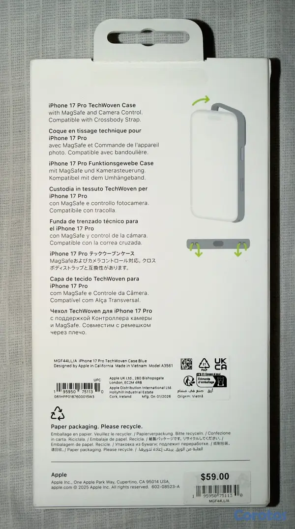 celulares y tabletas - iPhone 17 Pro TechWoven Case (ORIGINAL) Tengo la F 11