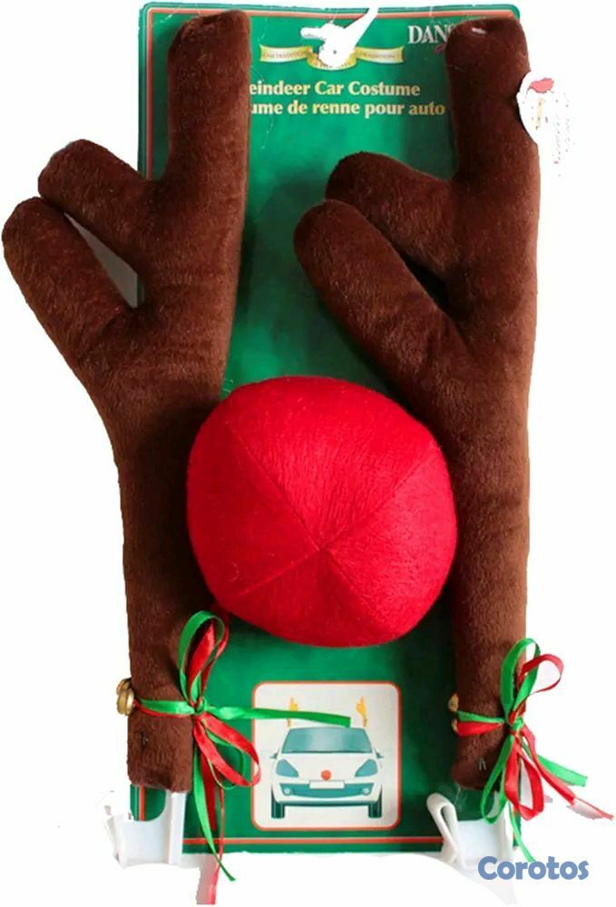 accesorios para vehiculos - 🔥🎅🛷CUERNOS DE RENO + NARIZ PARA CARRO 🚙🛷🎅🔥 7