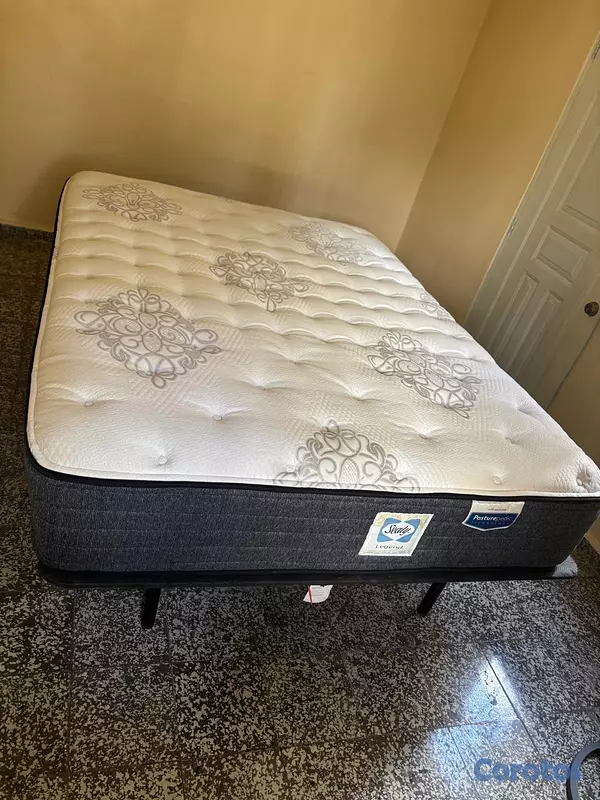 muebles y colchones - Colchon QUEEN XL SEALY con BASE 2
