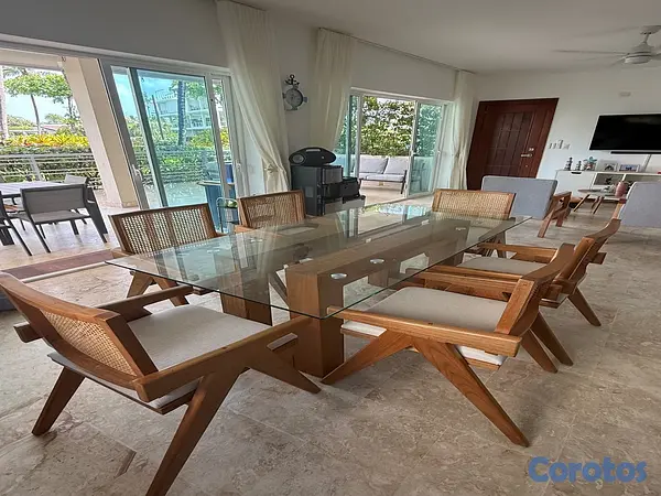 muebles y colchones - Comedor 6 sillas Rattan Excelente Condiciones! NEG 9
