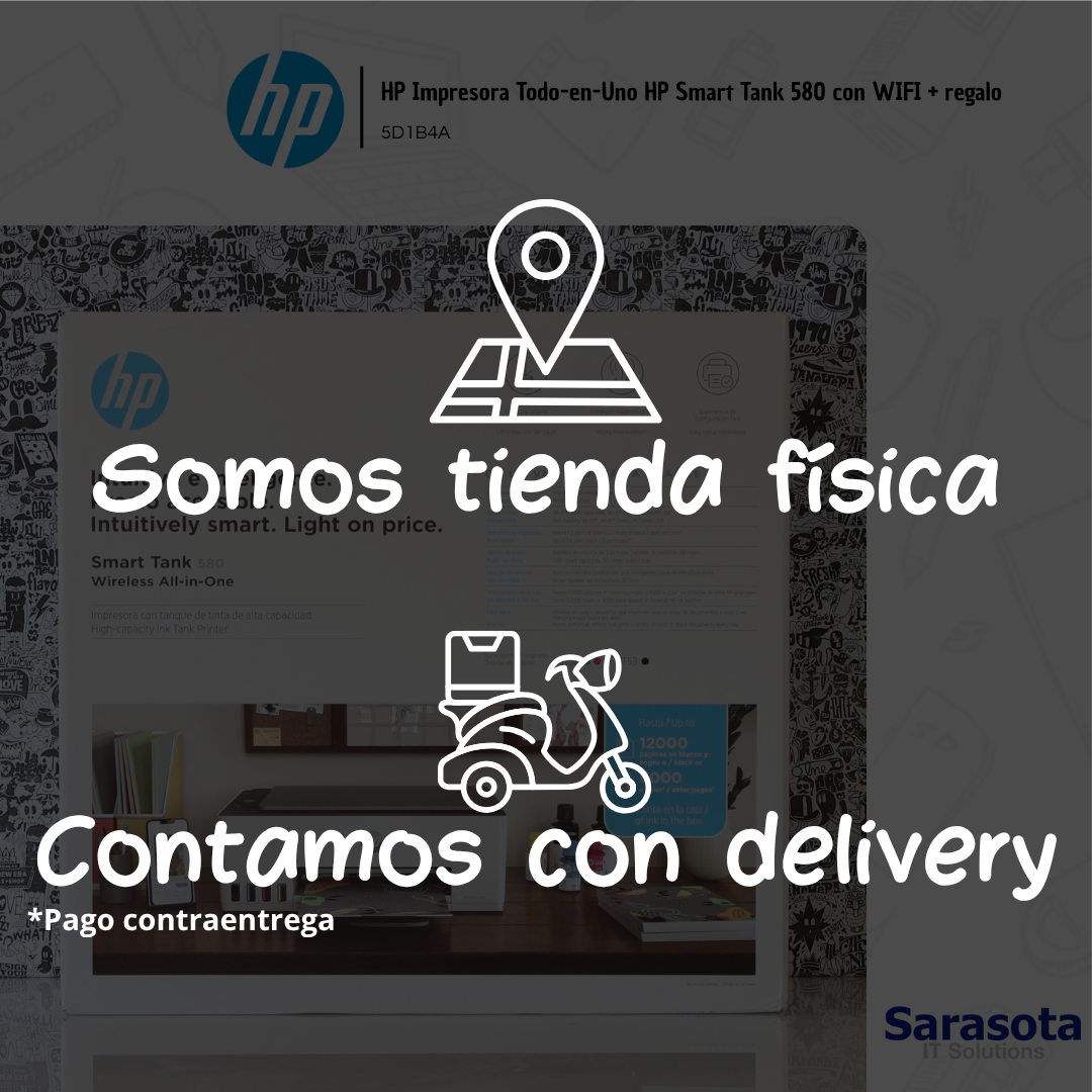 accesorios para electronica - HP Impresora Todo-en-Uno HP Smart Tank 580 con WIF 3
