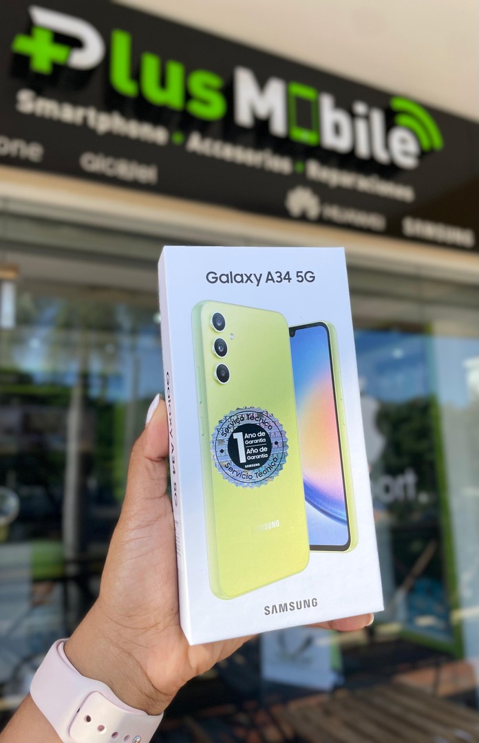 celulares y tabletas - Samsung Galaxy A34 256GB Desbloqueado De Fabrica  0