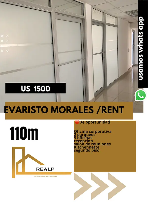 oficinas y locales comerciales - Oficina corporativa en evaristo  1