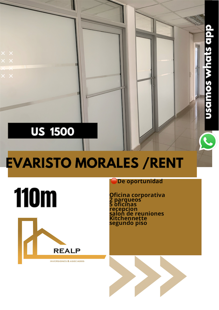 oficinas y locales comerciales - Oficina corporativa en evaristo  0