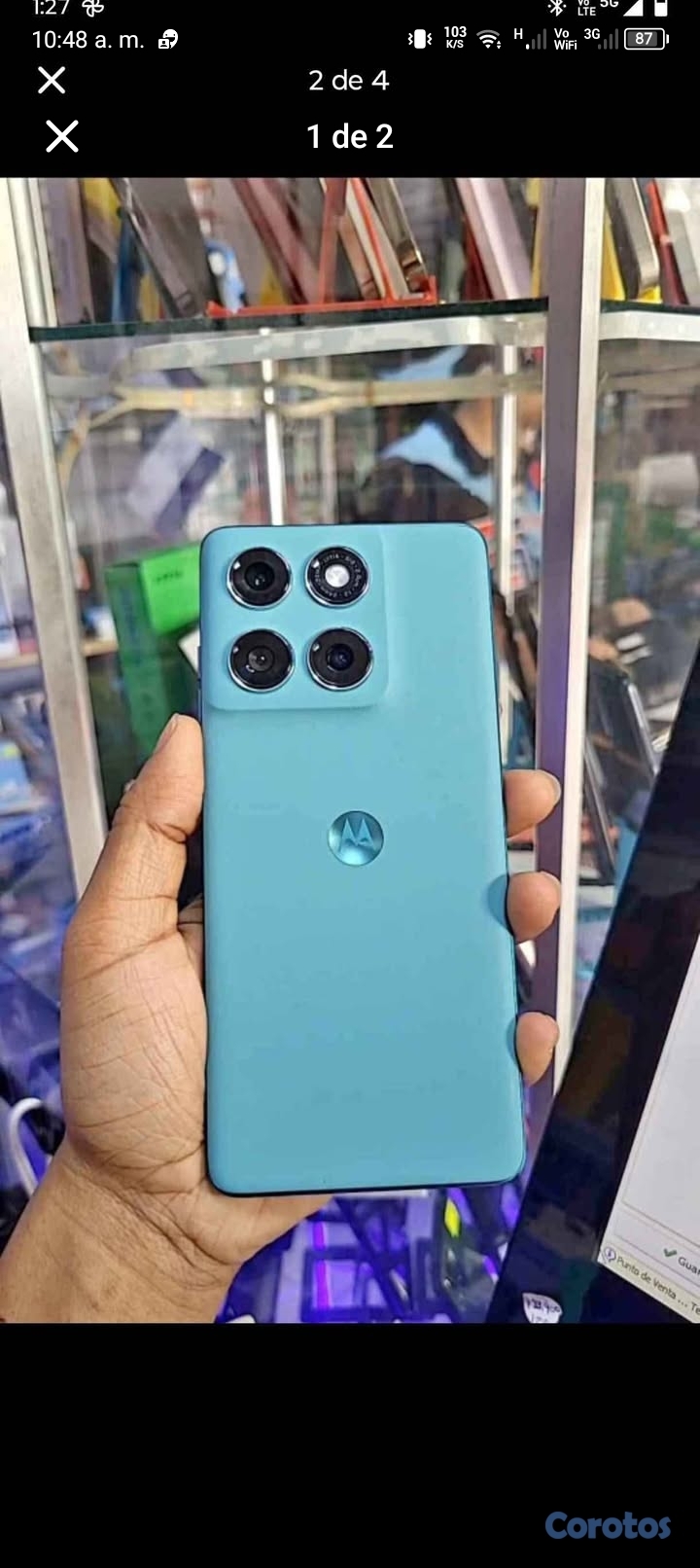 celulares y tabletas - Motorola edge 60 fusión 256G 16Ram
IP68 y IP69 proct.militar $16500 1