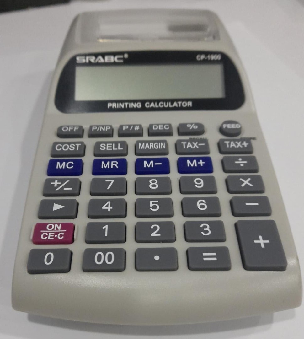 equipos profesionales - Calculadora portatil impresora con papel profesional para calculo digito Tax 1