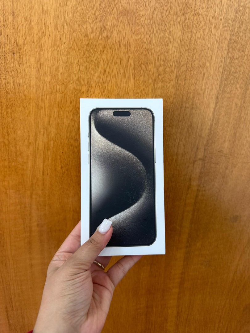 celulares y tabletas - IPHONE 15 PRO MAX E-SIM 256GB SELLADO CLEAN APPLE NATURAL TITANIUM  0