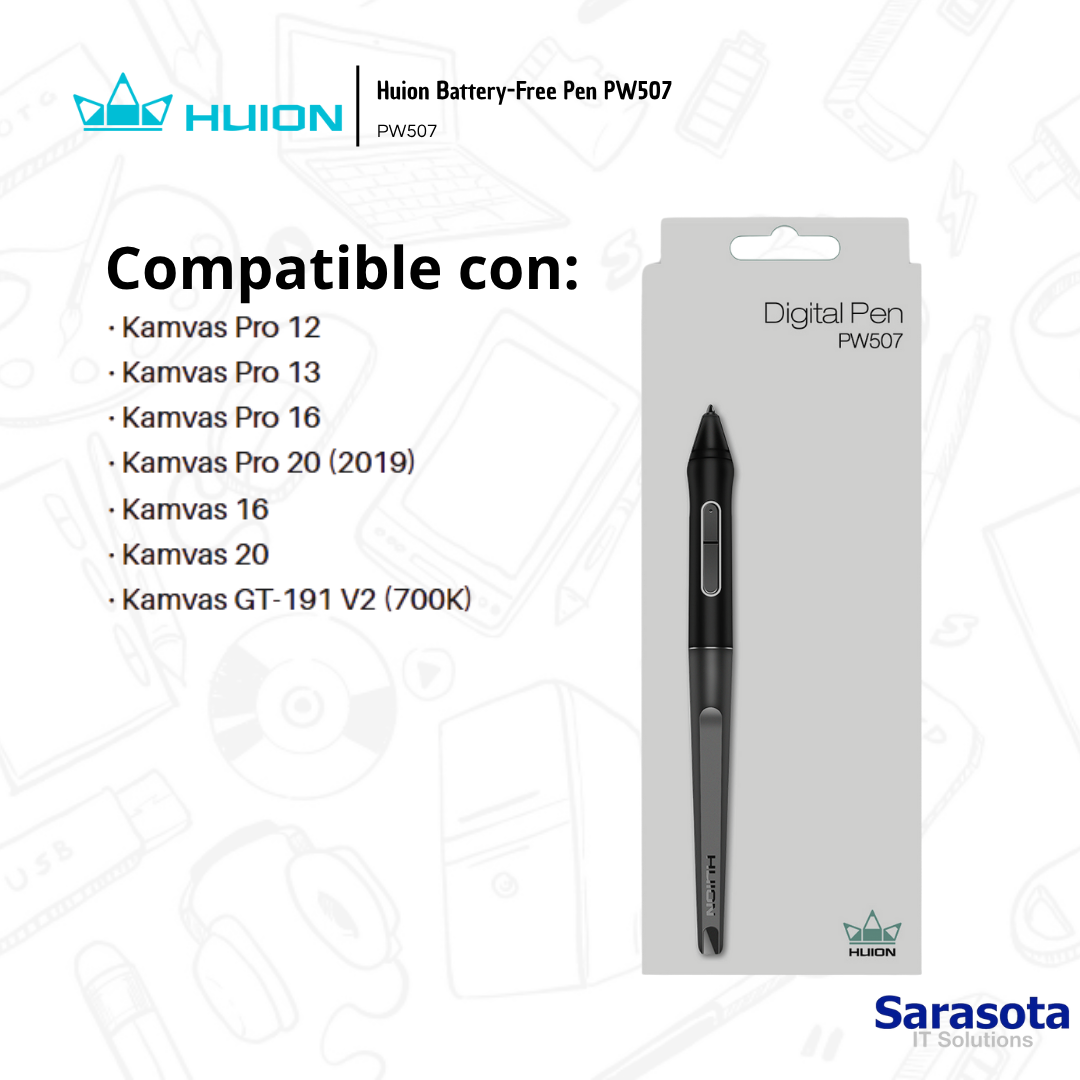 accesorios para electronica - Huion Battery-Free Pen PW507 1