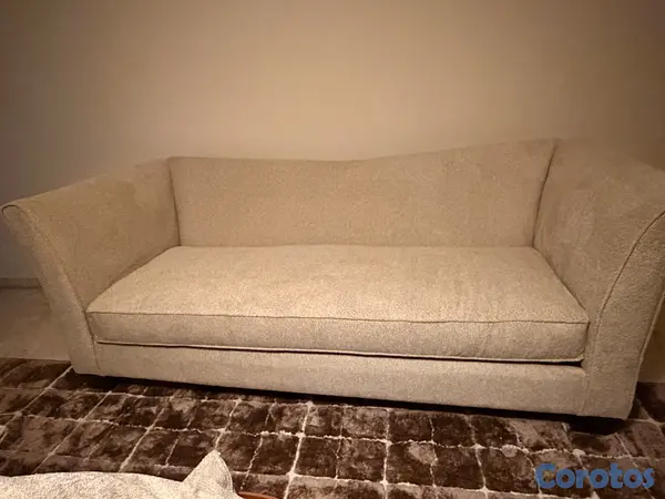 muebles y colchones - Conjunto de SOFAS DE 3 personas recién tapizados 3