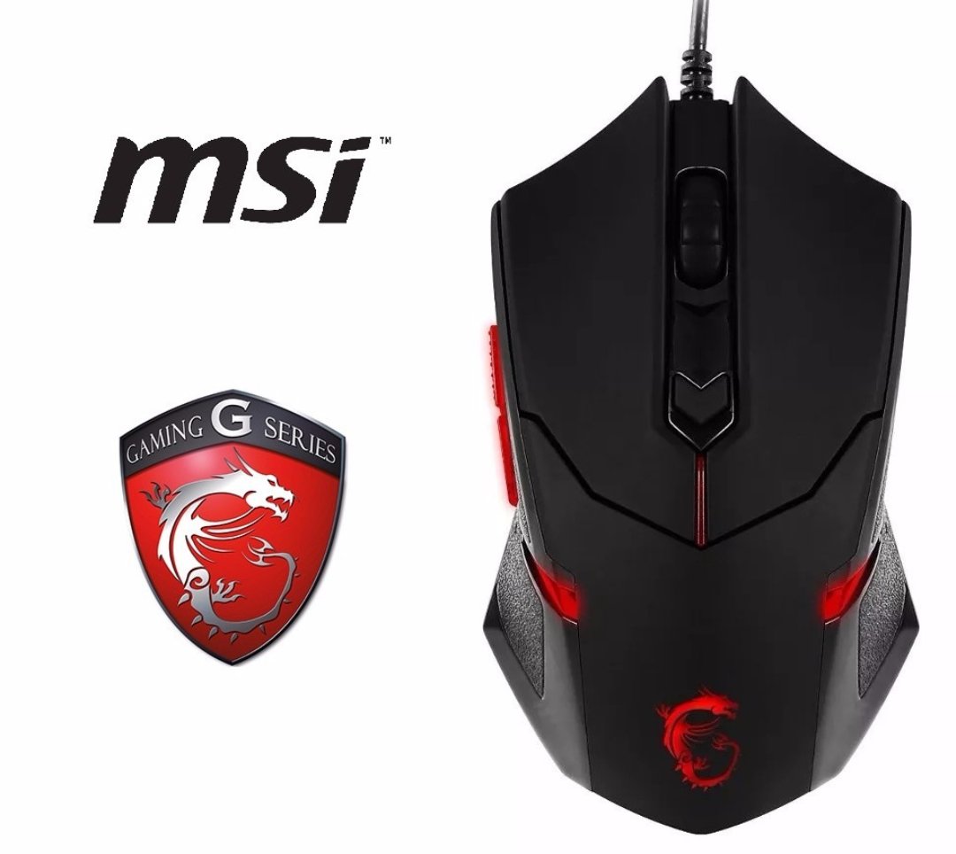 computadoras y laptops - MOUSE MSI INTERCEPTOR DS B1, PARA SUPER  JUGADORES  GAMER 1