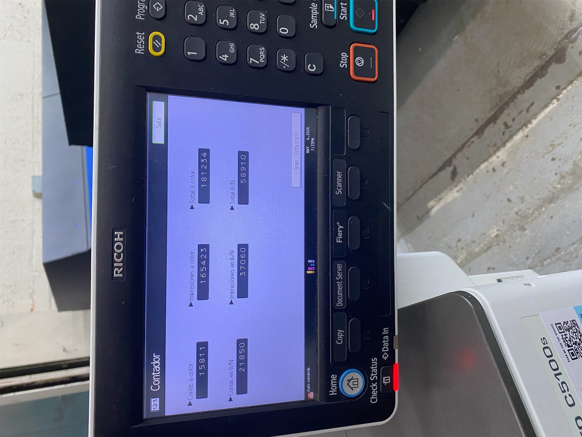 impresoras y scanners - Copiadora a color Ricoh PRO C5100s 2