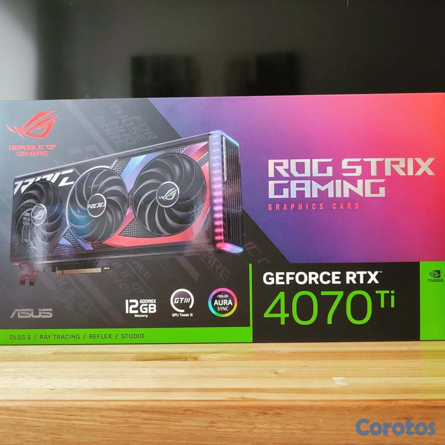 computadoras y laptops - TARJETA GRÁFICA RTX 4070 TI  1