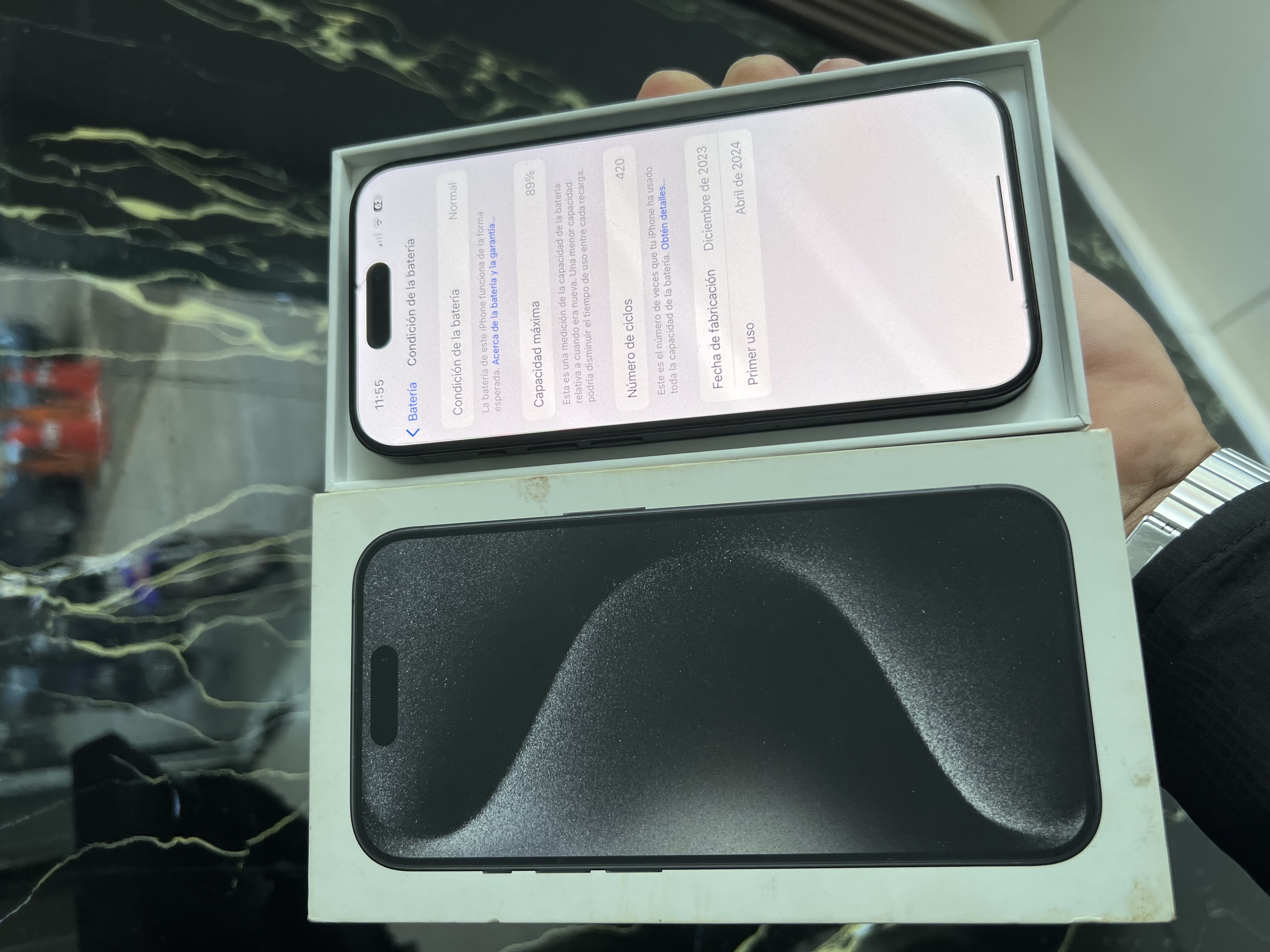 celulares y tabletas - iPhone 15 pro 256 2