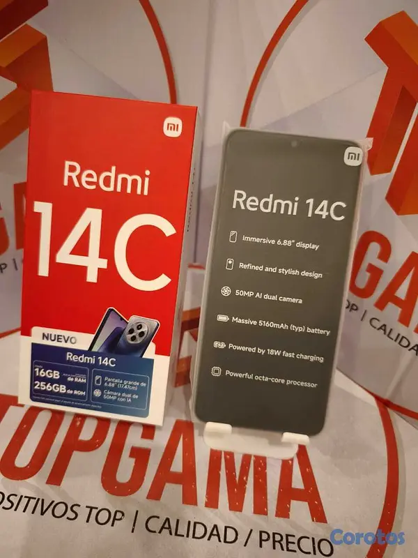 celulares y tabletas - REDMI 14C, 8GB RAM 256GB ROM  2