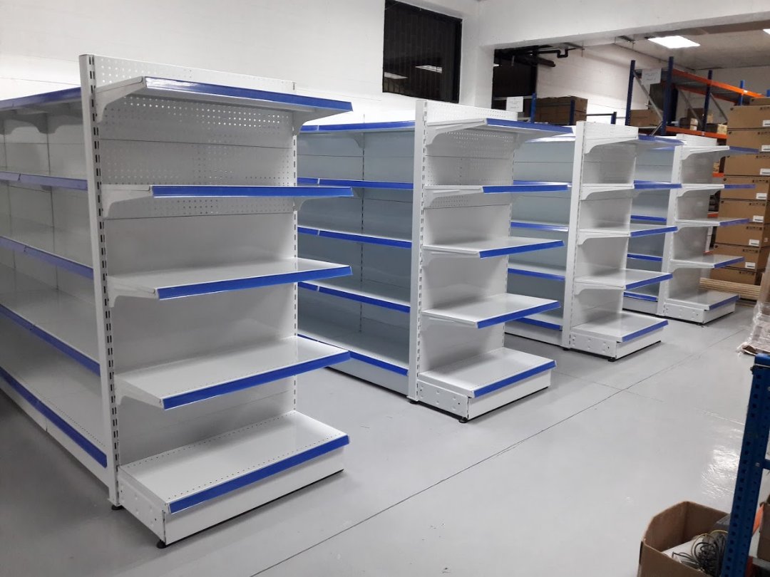 equipos profesionales - Gondolas metálicas para exhibición de mercancías para supermercados 2