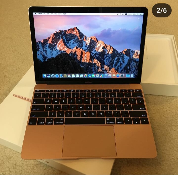 computadoras y laptops - Laptop Apple MacBook Air 2020, 13.3" M1, 8GB RAM, 256GB SSD, Rose Gold, Nueva 1