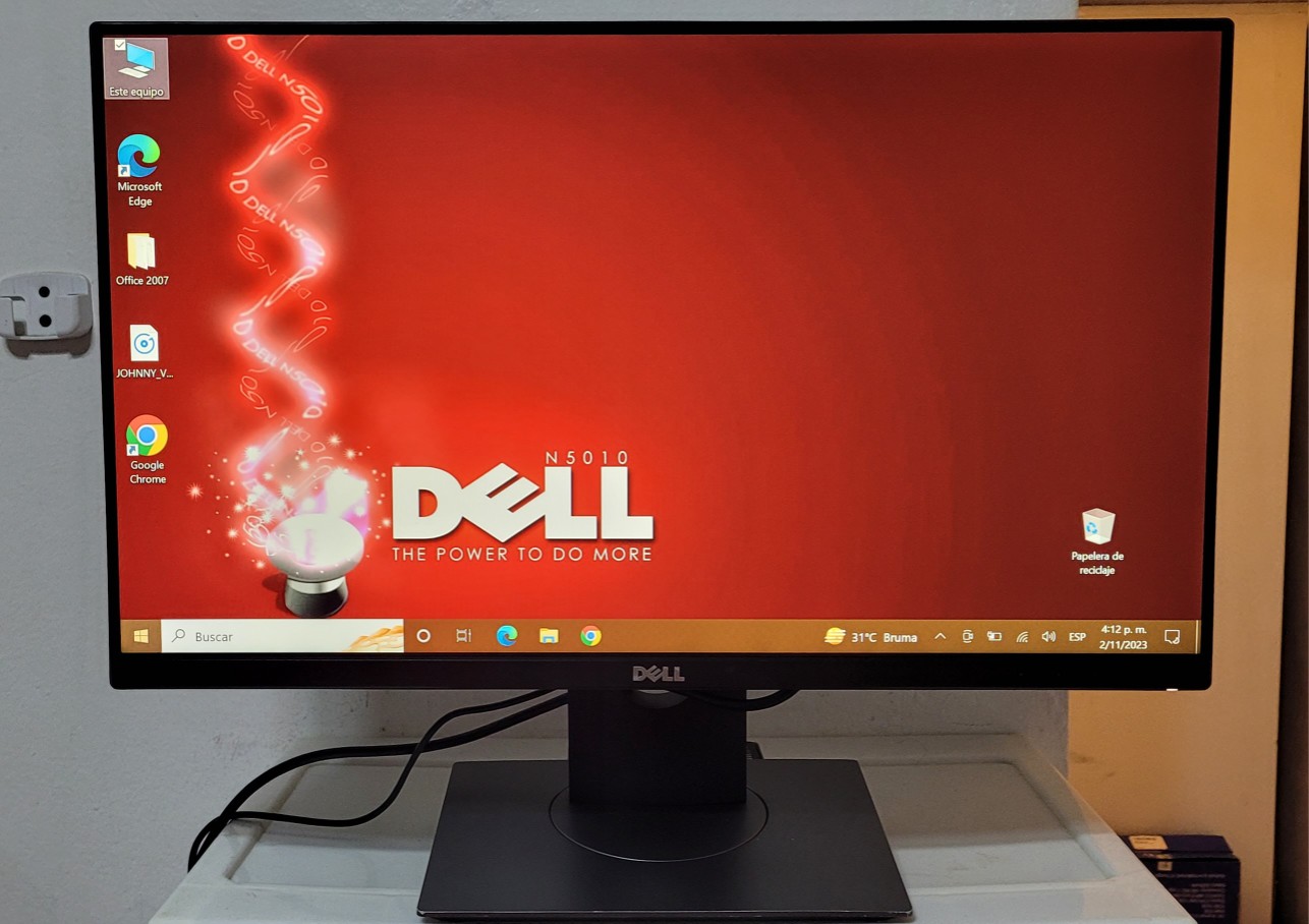 computadoras y laptops - Monitor 24 Pulg Dell ips Sin borde 24 Pulg hdmi Full 1080p 0