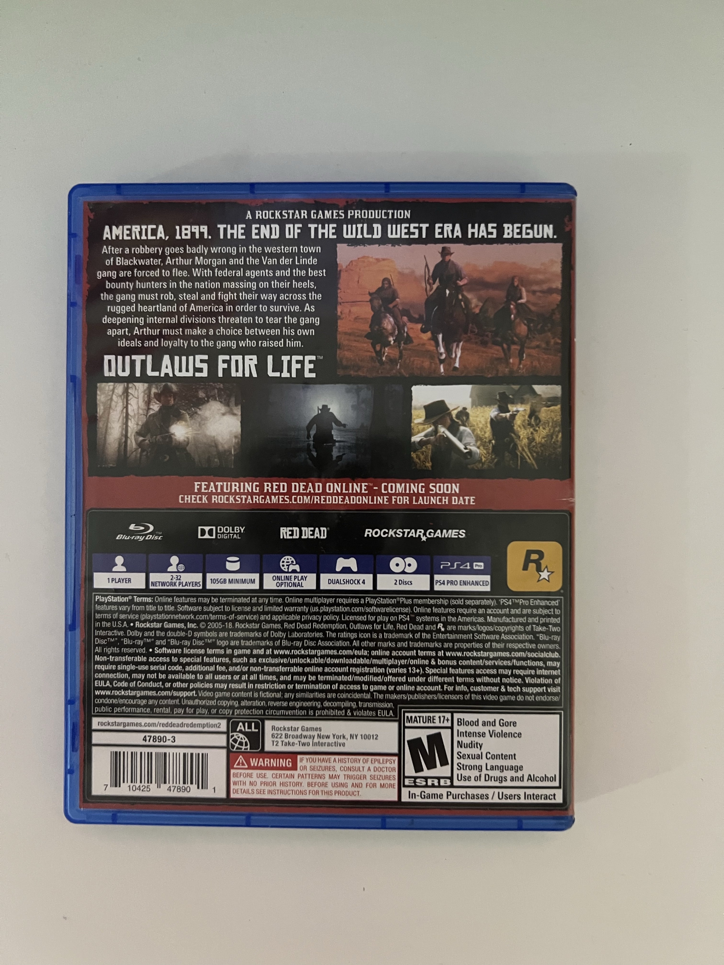 consolas y videojuegos - Red Dead Redemption 2 ps4 4