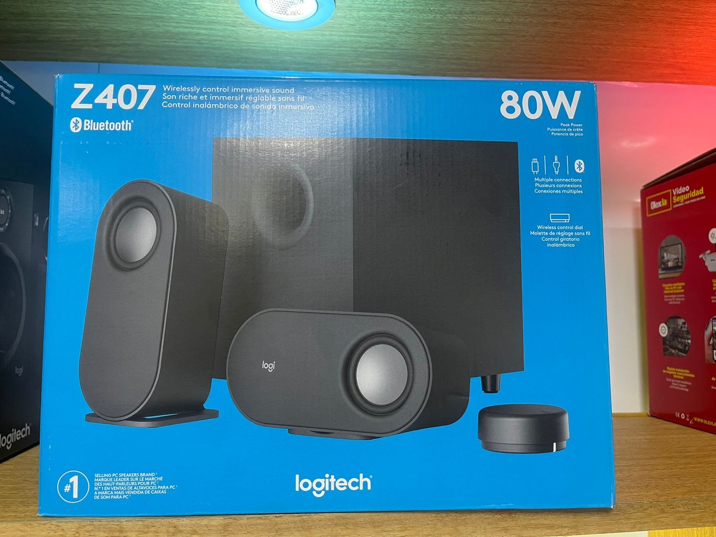 camaras y audio - Bocina Logitech Z407 Bluetooth
