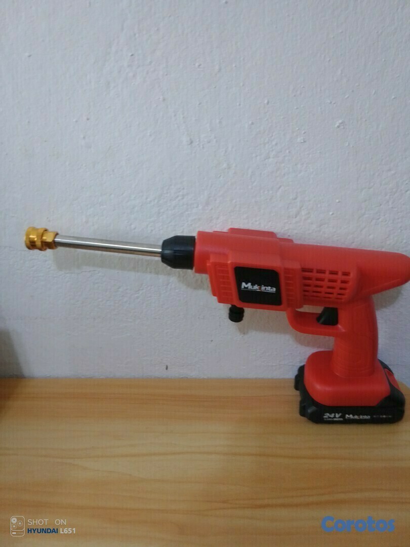 herramientas, jardines y exterior - PISTOLA DE AGUA A PRESIÓN 24V MUKINTA JMT-1044 2