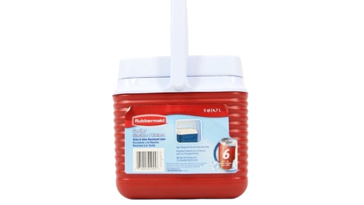 herramientas, jardines y exterior - NEVERA PLAYERA RUBBERMAID 4.7 6 LATAS 2