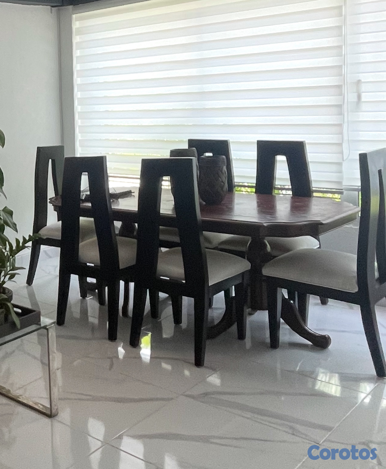 muebles y colchones - Comedor 6 sillas en caoba - vendo por espacio  2