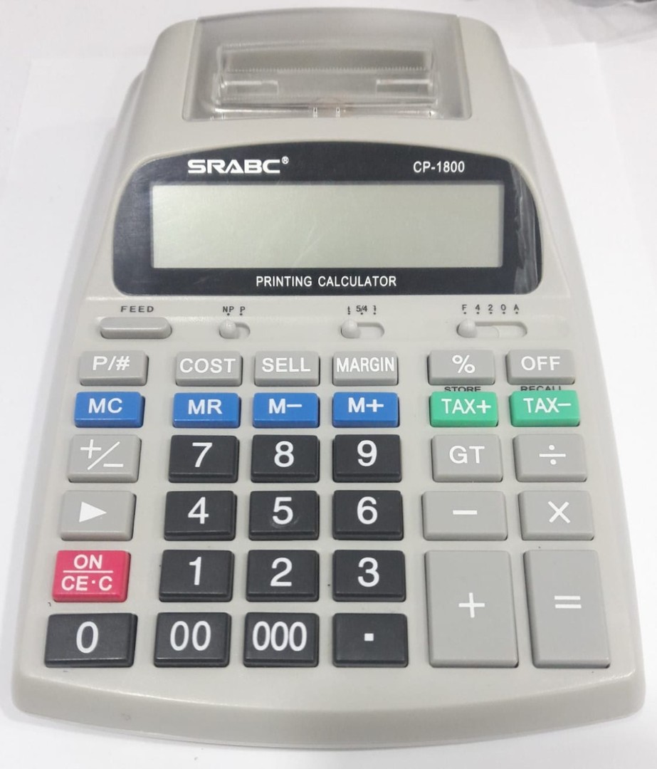 equipos profesionales - Calculadora portatil impresora con papel profesional para calculo digito Tax 2