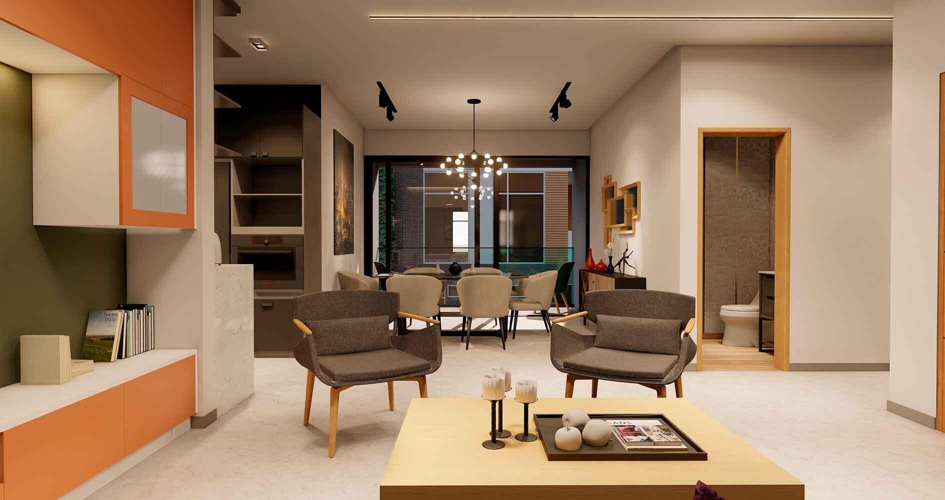 apartamentos - Torre en  Evaristo Morales de dos Habitaciones 8