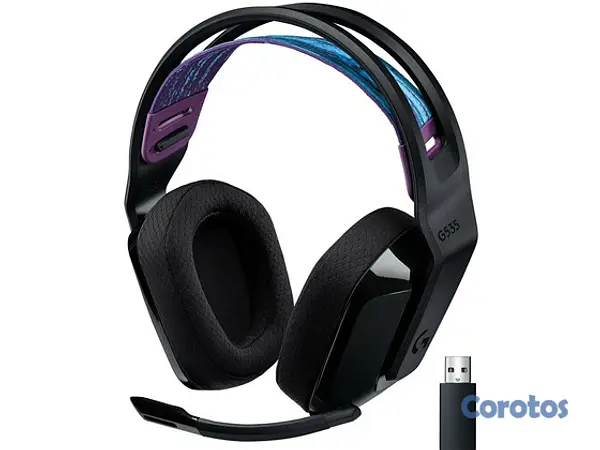 computadoras y laptops - AUDIFONO CON MICROFONO LOGITECH G535 LIGHTSPEED WIRELESS GAMING HEADSET,COLOR NE 2