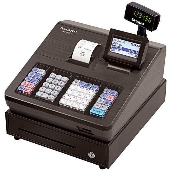 otros electronicos - Caja registradora electronica XEA207 Gestion del efectivo para pequeños negocios 0