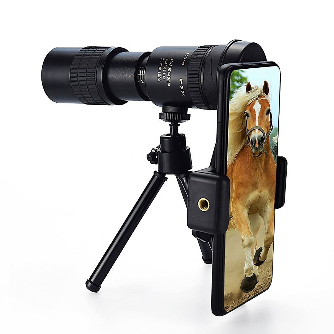 equipos profesionales - Telescopio Monocular 4con Soporte para Telefono Inteligente rapido 1