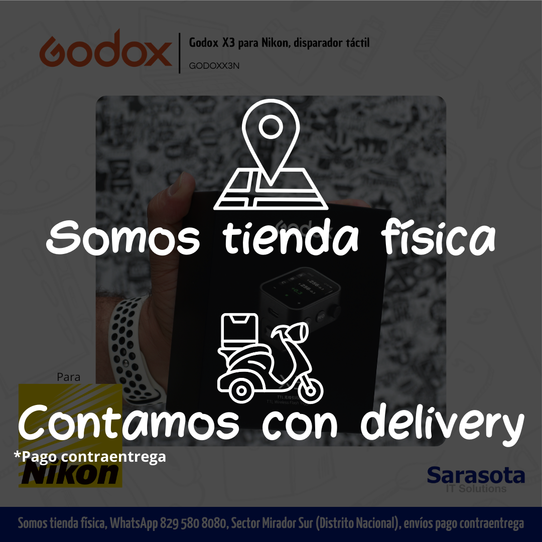 accesorios para electronica - Godox Disparador X3 para Nikon Garantía 1 año 2