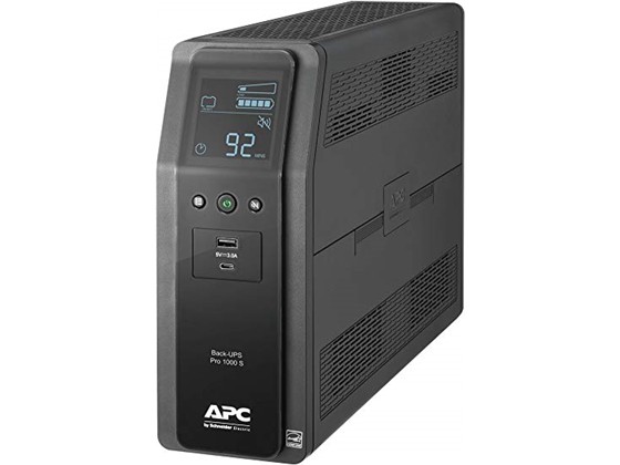 computadoras y laptops - UPS APC BR1000 BACK-UPS PRO, 1.0KVA (1000 VA), 600 WATTS, INPUT 120V / OUTPUT 12 1