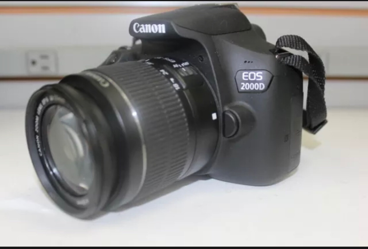 camaras y audio - Canon EOS T7/2000D 24.1MP, WiFi, NFC, USB, HDMI, Video Full HD 1080P