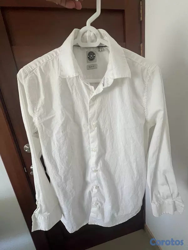 ropa para hombre - Camisa de varón blanca. 2