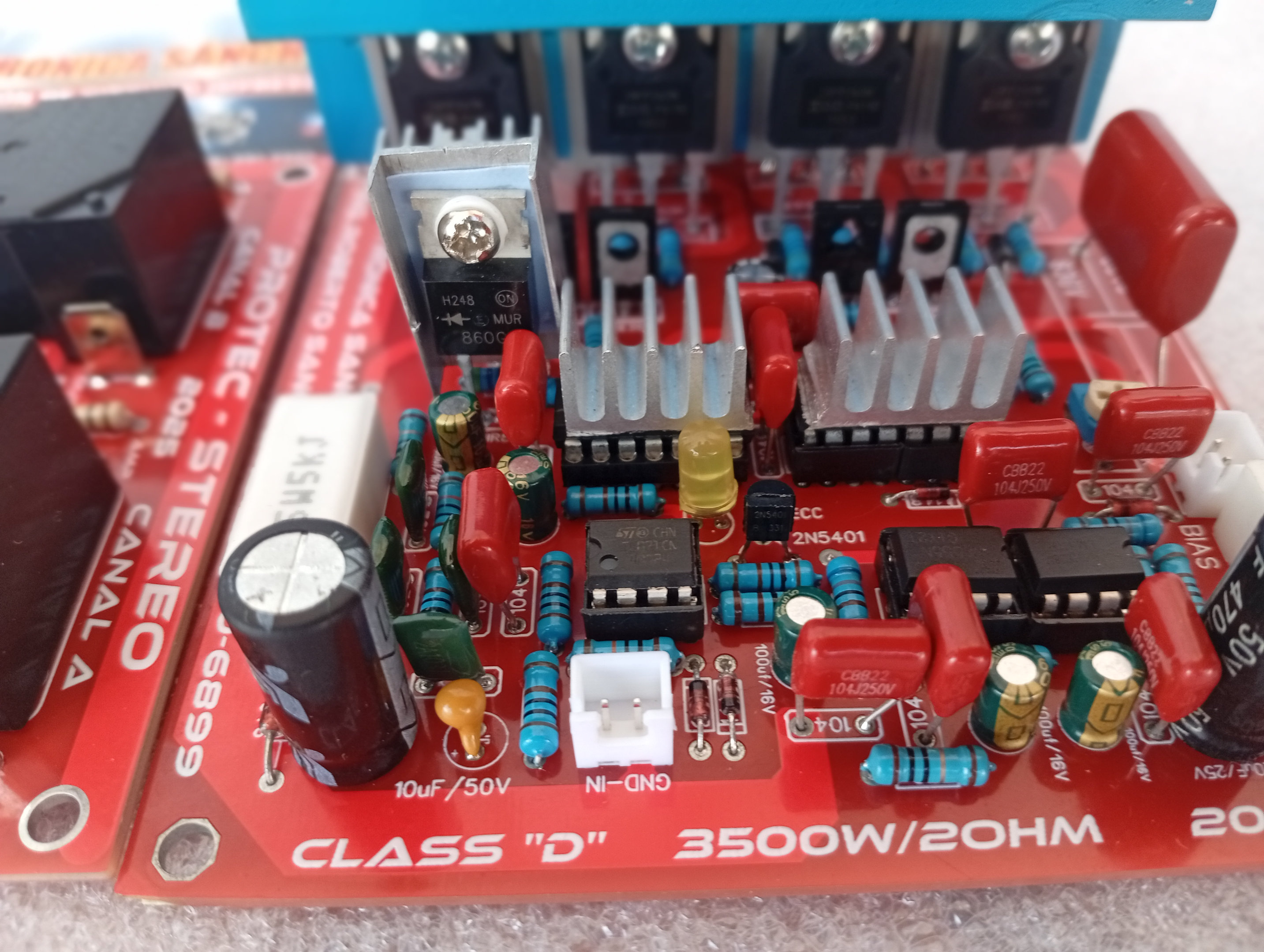 plantas e inversores - tarjeta de audio, clase D para fabricar tu propio amplificado 3500 watts RMS. 3