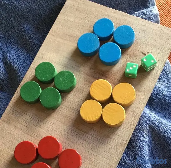 hobby y coleccion - Parchís o parche madera nuevo  3