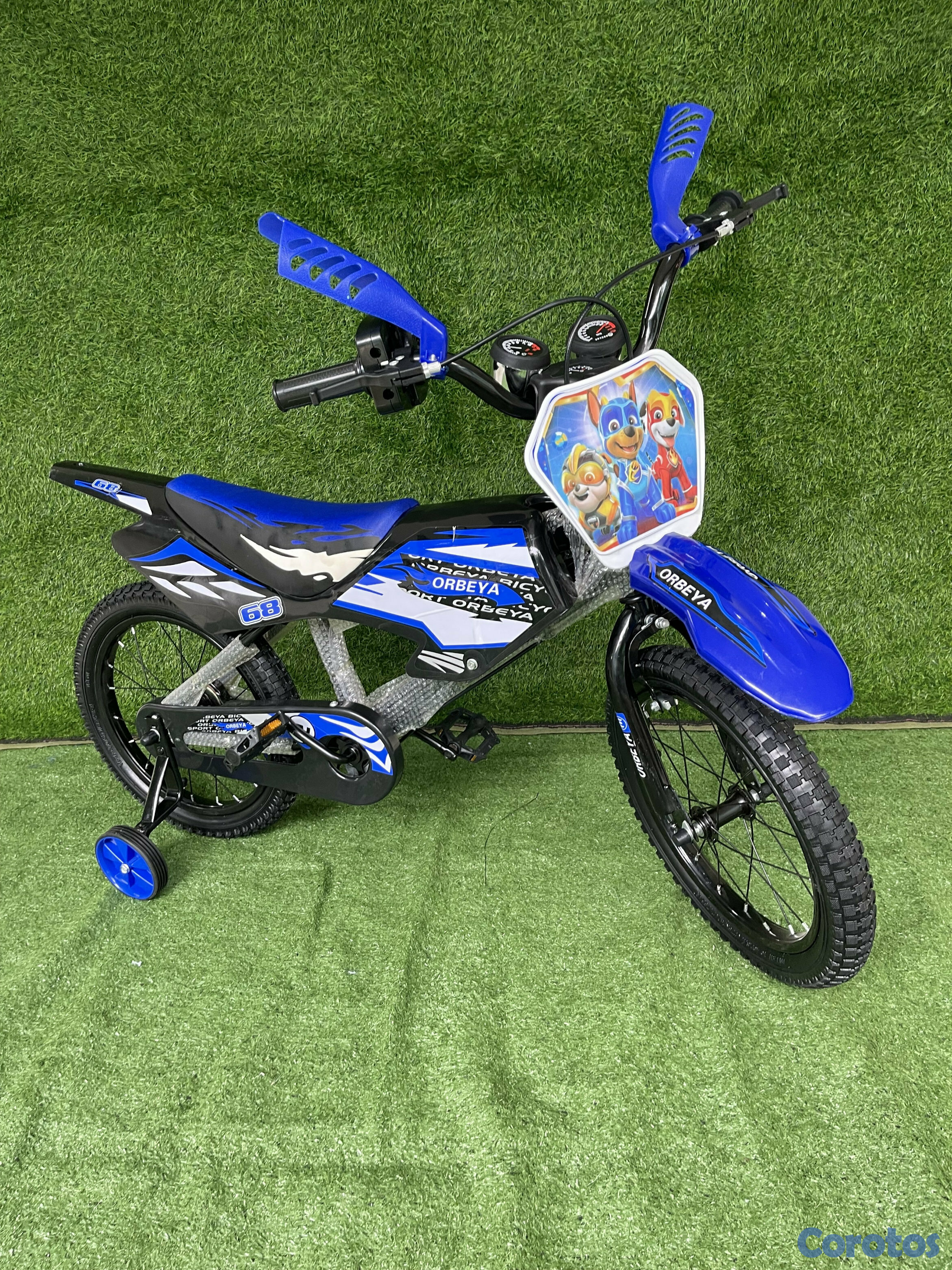 juguetes - Bicicletas  tipo motocross con sonido para niños 3-10 años Nuevas taza ancha  3