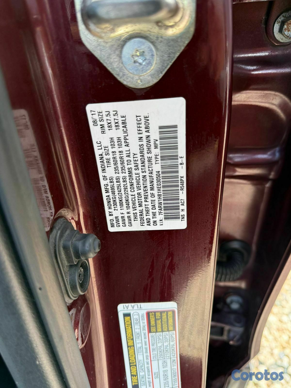 jeepetas y camionetas - HONDA CRV EXL 2017✅🚘 LLÉVATELA   1