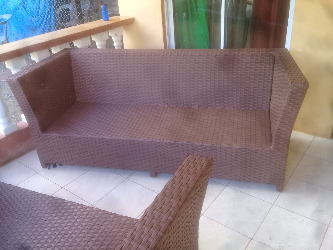 muebles y colchones - Jegos de muebles en mimbre sintetico 