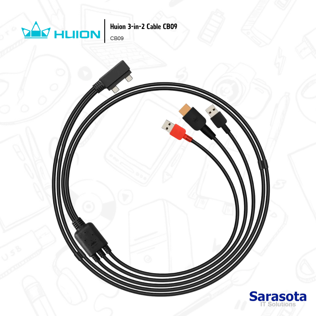 accesorios para electronica - Huion 3-in-2 Cable CB09