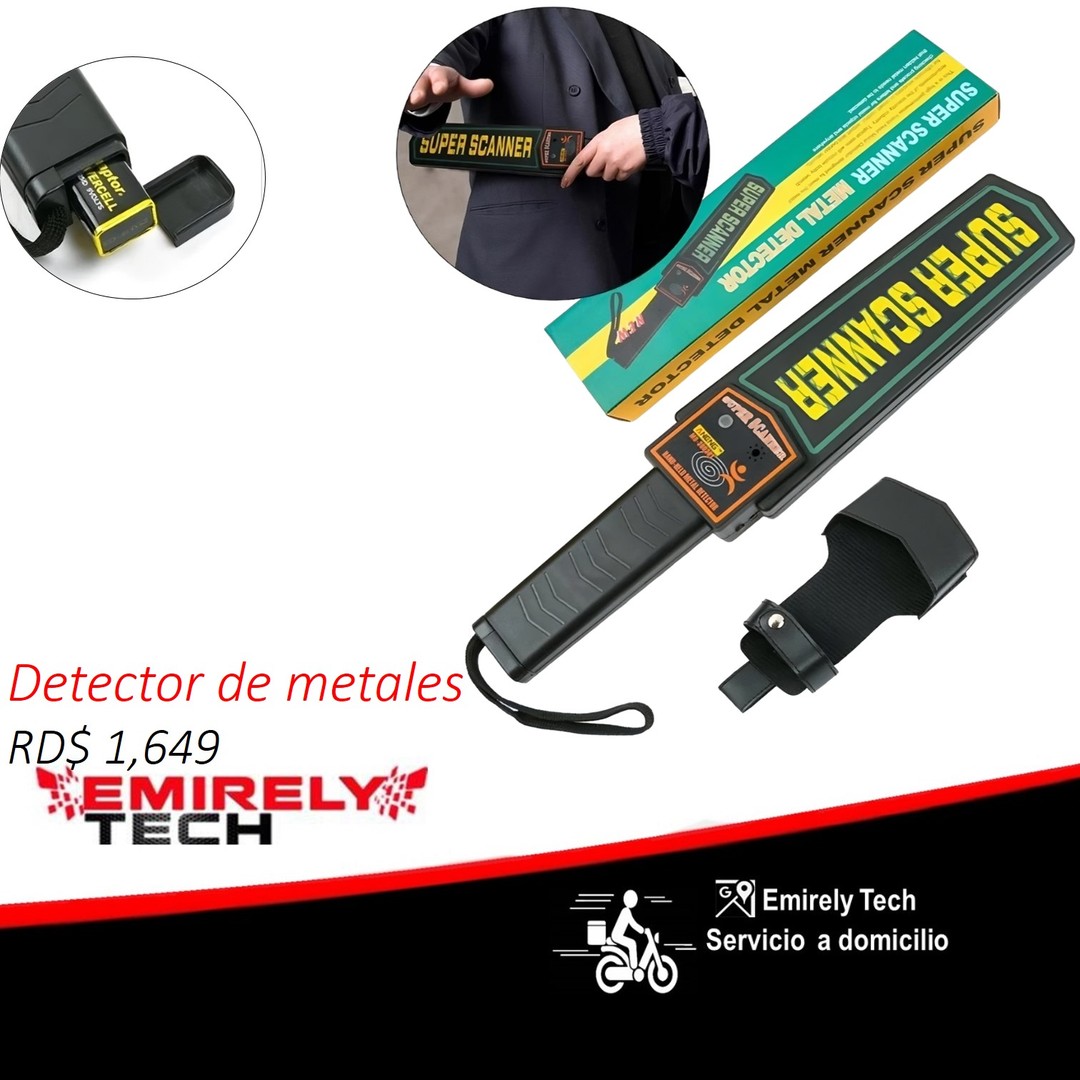 otros electronicos - Scaner Detector De Armas Fuego Metal Scaner Profesional