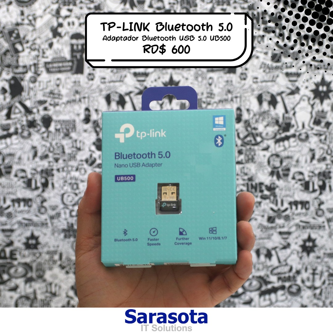 accesorios para electronica - Tp-link Adaptador Bluetooth 5.0 Somos Sarasota