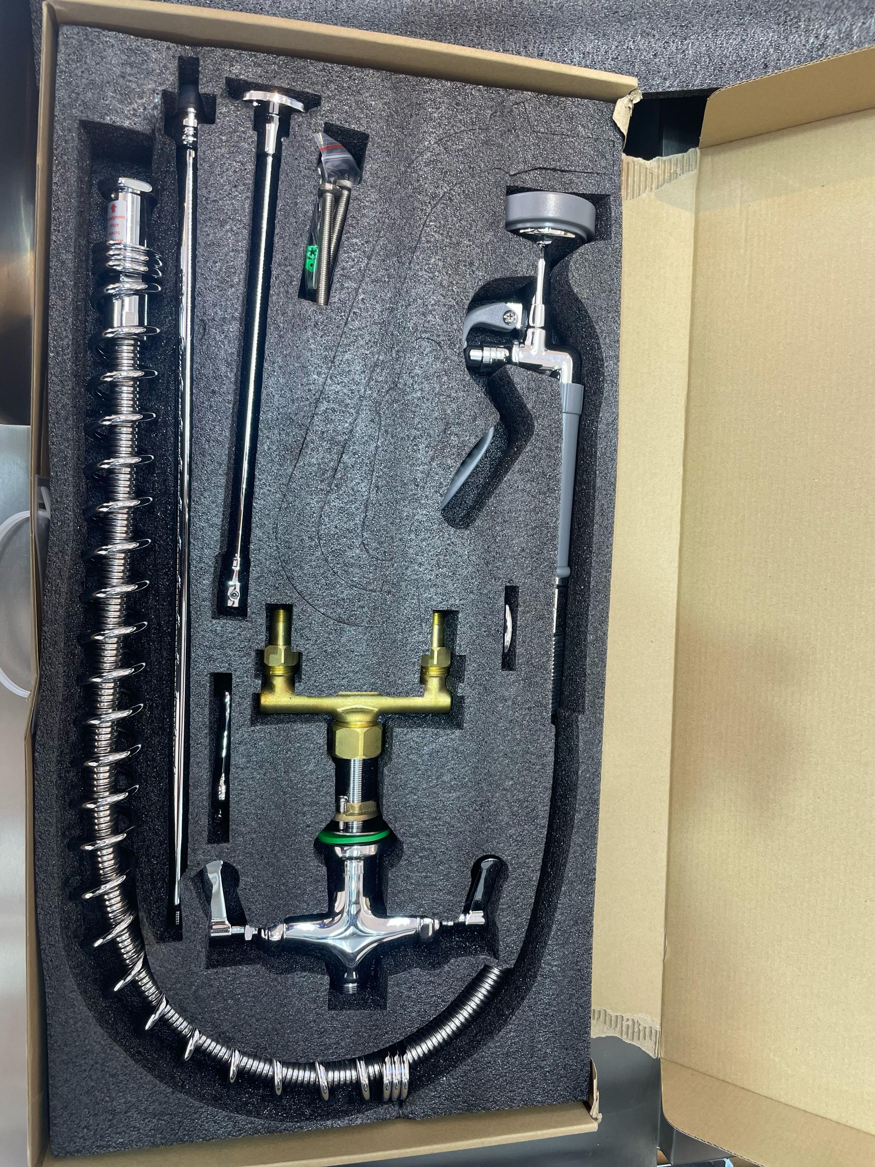 equipos profesionales - Lavadora de platos industrial con fregadero  8