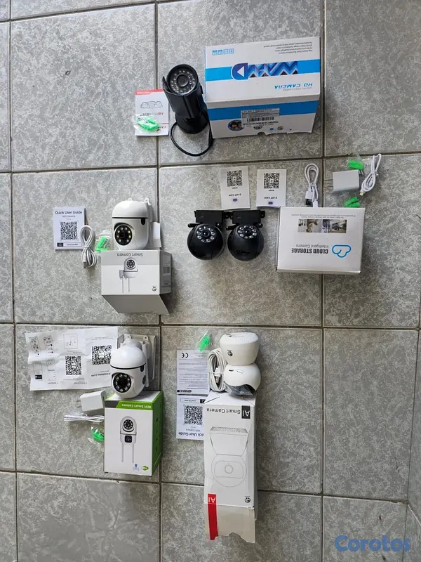 camaras y audio - 2. Cámara PTZ WiFi (blanca con antena) 5