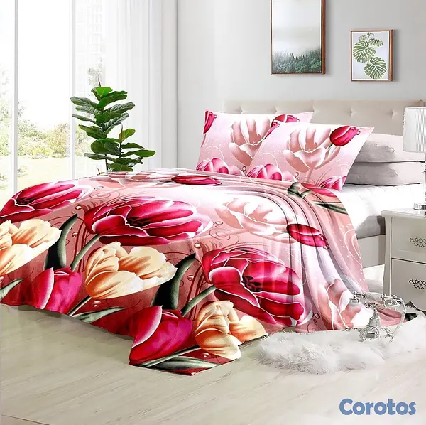 muebles y colchones - juego de frisas suave 3 piezas para cama de 60  16