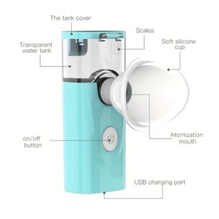 salud y belleza - Nano Mini USB de carga para el cuidado de los ojos pulverizador facial limpiador 4
