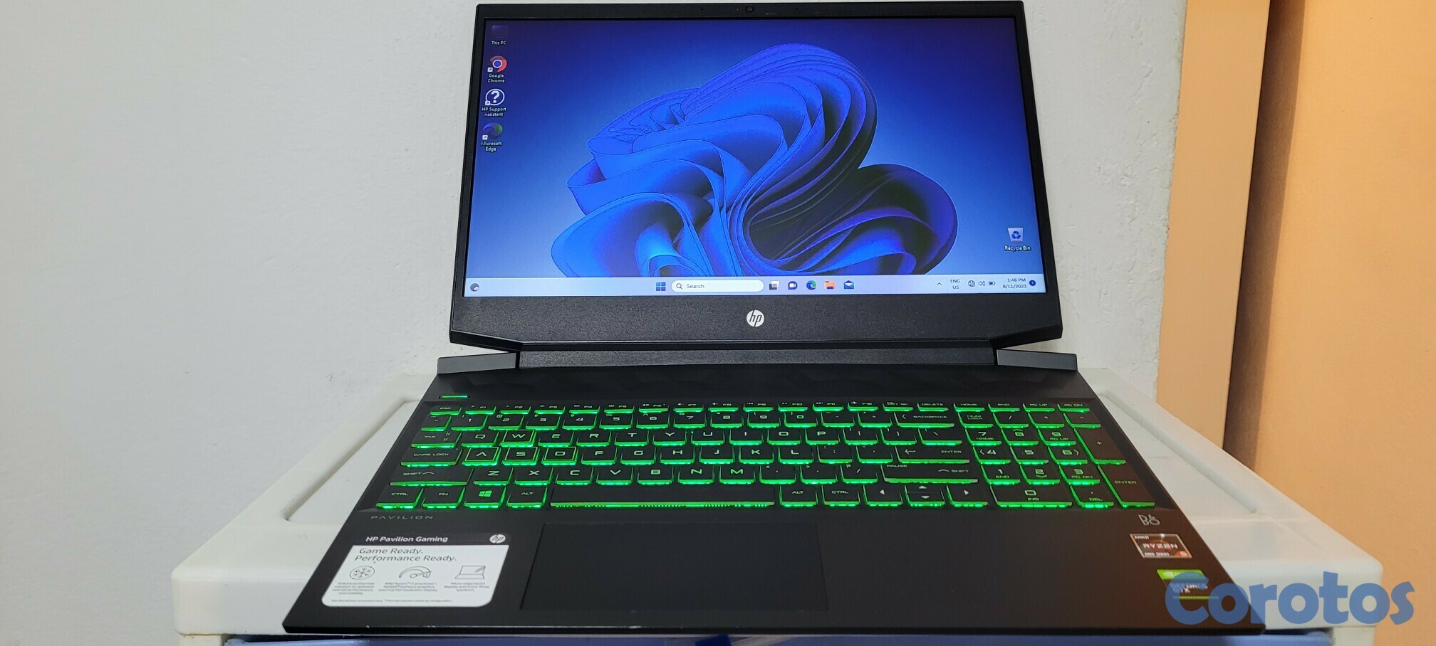 computadoras y laptops - Laptop Hp Gamer Ryzen 5 12th Gen Ram 16gb Disco 500gb Nvidea Gtx 1650 4GB 2