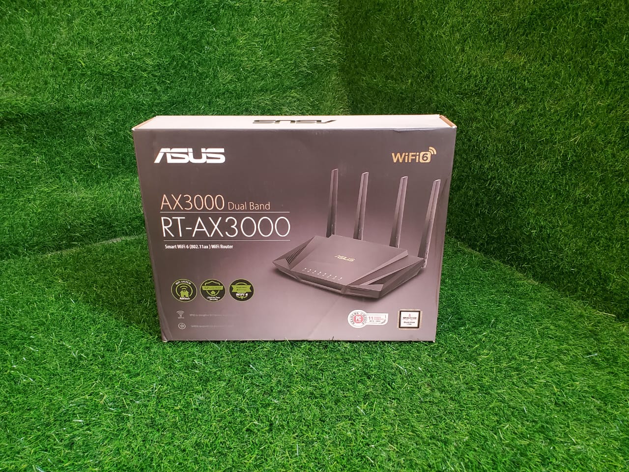 consolas y videojuegos - ASUS RT-AX3000 Dual Band WiFi Router, WiFi 6, 802.