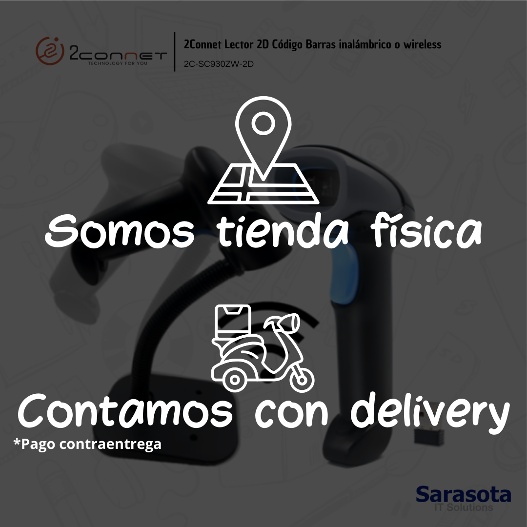 accesorios para electronica -  Lector inalámbrico de códigos de barra 2D 2Connet 1